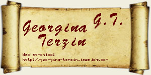 Georgina Terzin vizit kartica